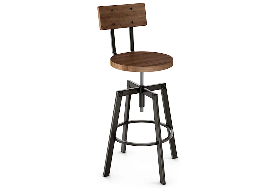 Industrial - Amisco Architect Stool by Amisco at Esprit Decor Home Furnishings
